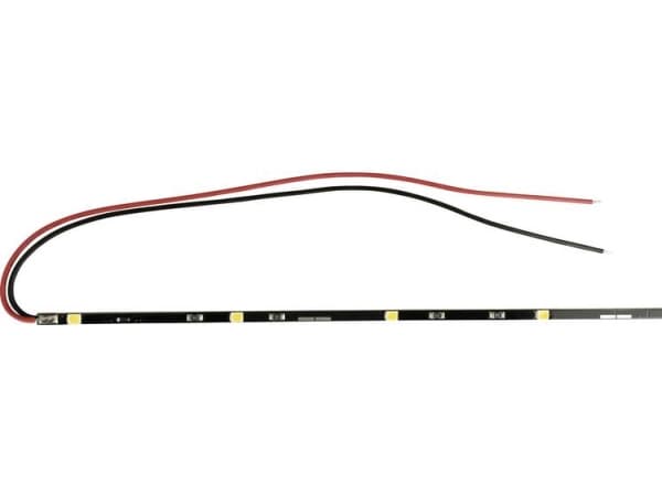 Conrad Components 1343330 LED-band Med öppen kabel ände 12 V 0,33 m kallt vitt