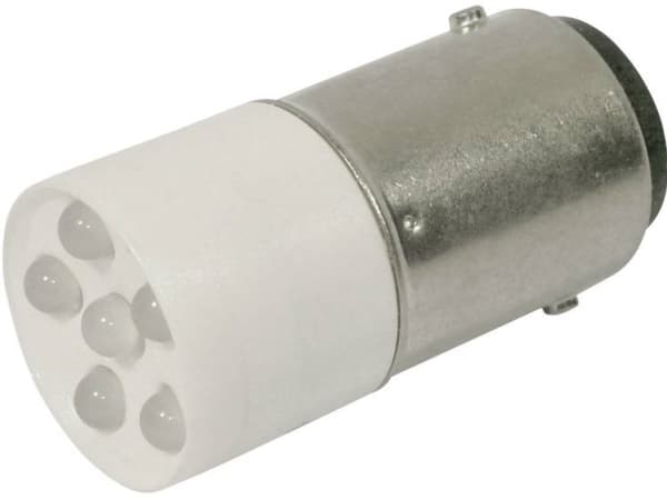 CML LED-signallampa BA15d Cool white 24 V/DC, 24 V/AC 1200 mcd