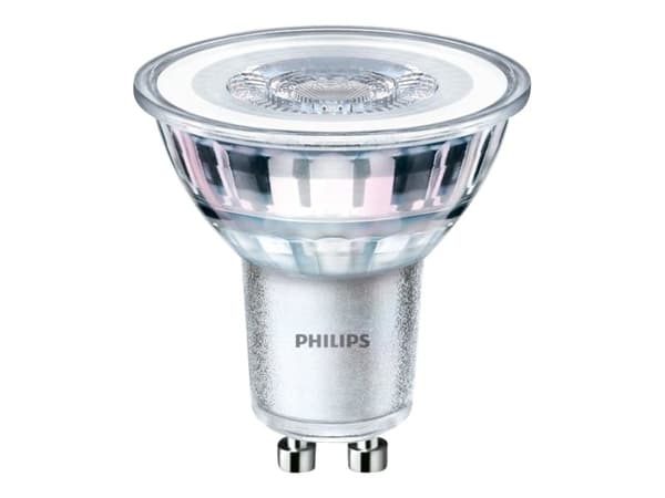 Philips CorePro LEDspot MV - LED-spotlight - GU10 - 3.5 W (motsvarande 35 W) - klass F - vitt ljus - 3000 K