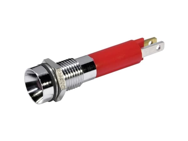 CML 19050253 LED-signallampe Rød 12 V/DC 80 mcd