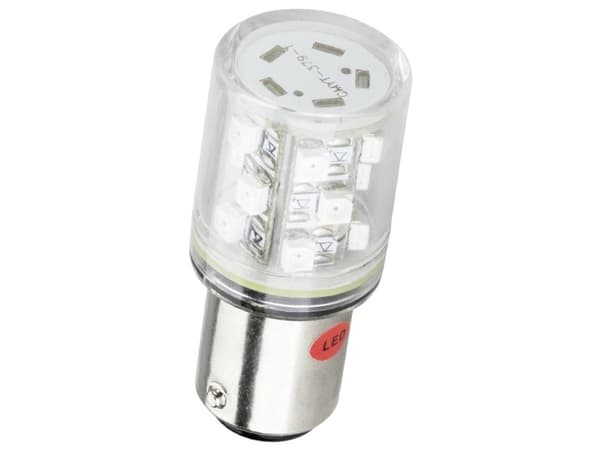 Barthelme 52190215 LED-diode Hvid BA15d 24 V/DC, 24 V/AC 35 mA 42 lm