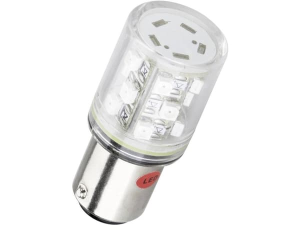 Barthelme 52190215 LED-diode Hvid BA15d 24 V/DC, 24 V/AC 35 mA 42 lm