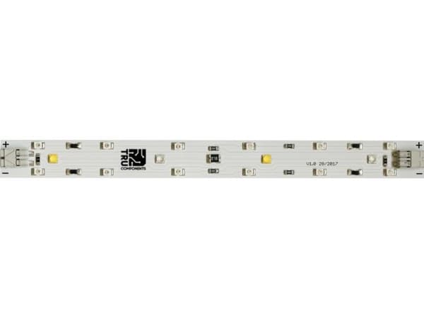 TRU COMPONENTS TRU-AL-WB-UVA TRU-AL-WB-UVA LED-plantelys med burfjeder 12 V 180 mm Neutralhvid, Blå 1 stk
