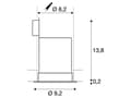 Miniatyrbild 6 av 6: SLV 161291, Gjuten aluminium, IP44, II, 16 W, Vit, 40000 h