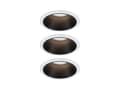 Miniatyrbild 1 av 5: Paulmann 93402 PAULMANN Infällda lampor 3 st LED (RGB) 6 W Vit, svart