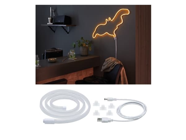 Paulmann Neon Colorflex, Universaali nauhavalo, Sisätila, Tunnelma, Universaali, Valkoinen, Muovi