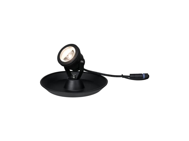 Paulmann 942.09, Punktbelysning för utomhusbruk, Svart, Gjuten aluminium, IP68, Trädgård, III