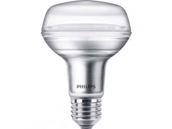 Philips CorePro LEDspot - LED-spotlight - form: R80 - E27 - 4 W (motsvarande 60 W) - klass F - varmt vitt ljus - 2700 K