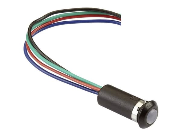 Mentor 2660.8501 LED-signallampe RGB Linse 5 mm 2 V, 3.5 V, 3.5 V 20 mA, 20 mA, 20 mA