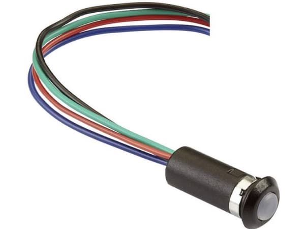 Mentor 2660.8501 LED-signallampe RGB Linse 5 mm 2 V, 3.5 V, 3.5 V 20 mA, 20 mA, 20 mA