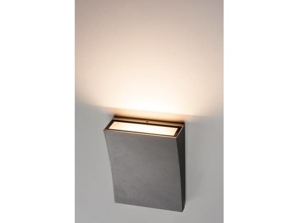 SLV DELWA WIDE LED, Overflatebehandlet, firkant, 3000 K, IP44, Antrasitt