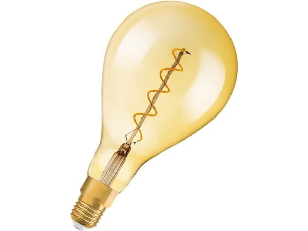 OSRAM Vintage 1906 - LED hehkulamppu - muoto: pallo - E27 - 5 W (vastaa 28 W) - luokka G - lämmin mukavuusvalo - 2000 K