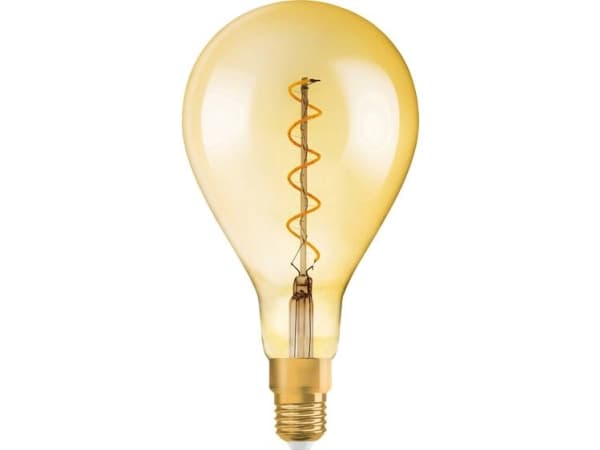 OSRAM Vintage 1906 - LED hehkulamppu - muoto: pallo - E27 - 5 W (vastaa 28 W) - luokka G - lämmin mukavuusvalo - 2000 K