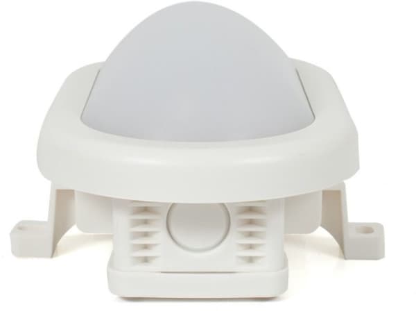 Abilite Oval kanalarmatur 5,5W, IP65, PC lampeskjerm, hvit