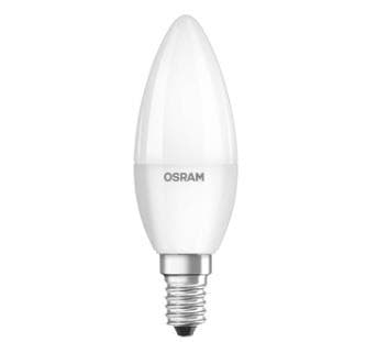 OSRAM CLASSIC B - LED-glödlampa - form: GLS - glaserad finish - E14 - 5.3 W (motsvarande 40 W) - klass F - 2700 K (paket om 3)