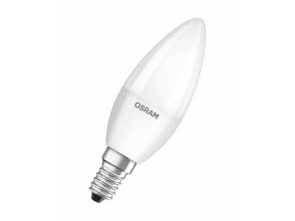 OSRAM CLASSIC B - LED-glödlampa - form: GLS - glaserad finish - E14 - 5.3 W (motsvarande 40 W) - klass F - 2700 K (paket om 3)