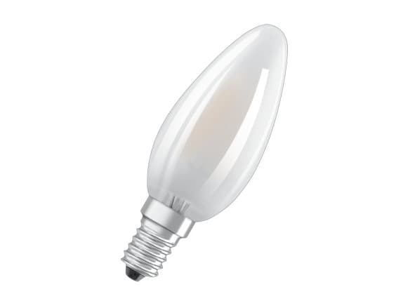 OSRAM LED BASE CLASSIC B - LED-glödlampa - form: B35 - E14 - 4 W (motsvarande 40 W) - klass E - varmt vitt ljus - 2700 K