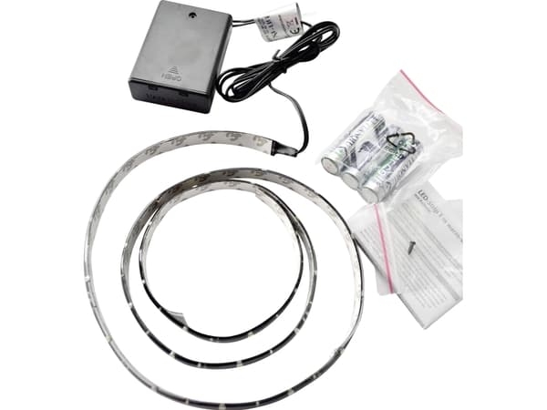 X4-LIFE 701501 LED-bandset Med batterilåda 4,5 V 1 m Varmvit