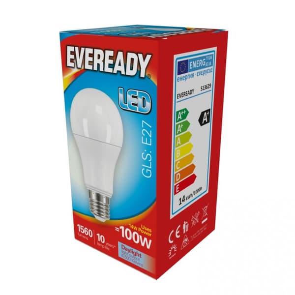 Eveready LED GLS E27 pære