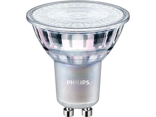 Philips MASTER LEDspot Value - LED-pære for søkelys - GU10 - 3.7 W (ekvivalent 35 W) - klasse A++ - kjølilg hvitt lys - 4000 K