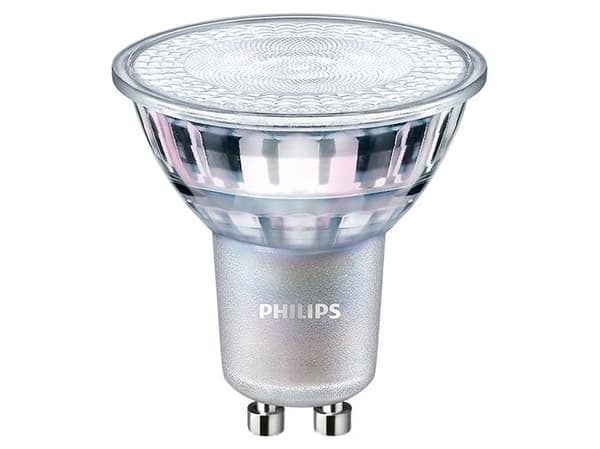 Philips MASTER LEDspot Value - LED-pære for søkelys - GU10 - 3.7 W (ekvivalent 35 W) - klasse A++ - kjølilg hvitt lys - 4000 K