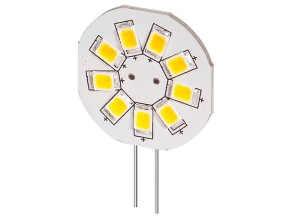 Goobay 30590, 1,5 W, G4, 120 lm, 30000 h, Varmvit