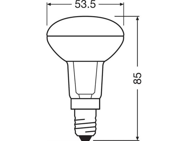 Osram Osram Parathom Reflector LED R50 40 non-dim 36° 2,6W/827 E14 glödlampa