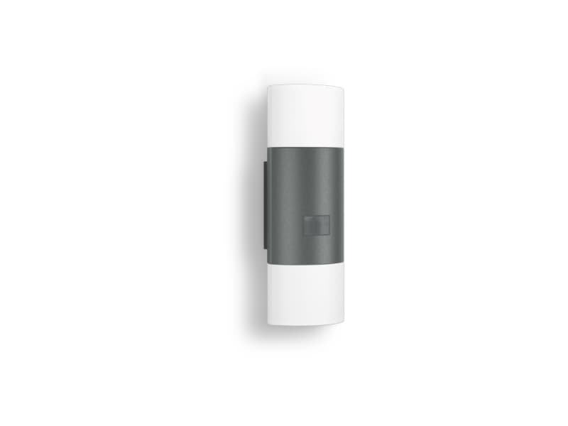 STEINEL L 910, Väggbelysning för utomhusbruk, Antracit, Vit, Gjuten aluminium, Plast, IP44, Entré, II