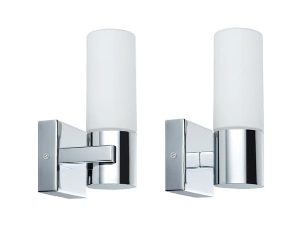 Paulmann 703.54, Dukket op, Andet, 2 pære(r ), E14, IP44, Krom