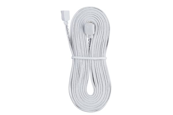 Paulmann 702.51, Belysning, anslutningsdon, Vit, Plast, III, 5000 mm, 13 mm