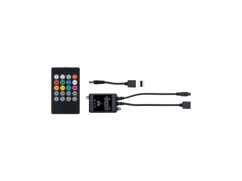 Paulmann 709.17, Svart, Plast, Paulmann, für beschichtete und unbeschichtete YourLED RGB Strips, Universal, III