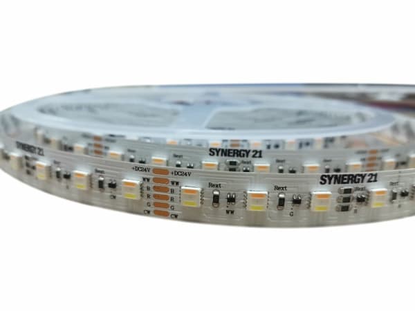 Synergy 21 LED Flex Strip 60 RGB DC24V RGBWW RGBCCT ein Chip ULS 10m