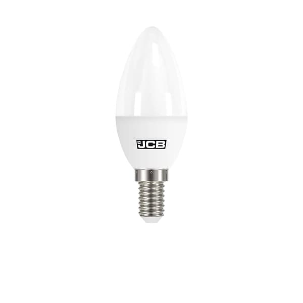 JCB LED C37 E14 Candle Bulb Cool White 6w