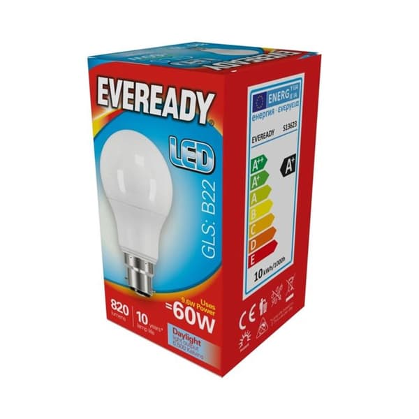 Eveready LED GLS B22 glödlampa