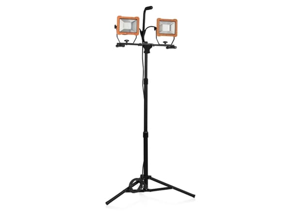 Smartwares FCL-80114, 60 W, LED, 2 lamppu(a), 6 kg, IP65, Musta, Keltainen musta, Keltainen
