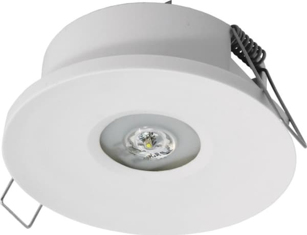 AWEX Emergency lighting fitting AXP IP65/20 ECO LED 1W 125lm 3h single-purpose AT white (AXPO/1W/E/3/SE/AT/WH)