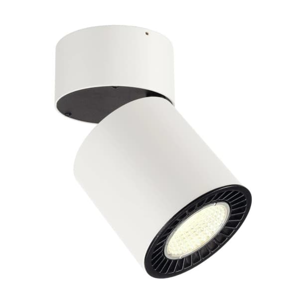 SLV SUPROS MOVE CL, Overflateegnet, 1 ampuller, LED, 4000 K, 3520 lm, Hvit