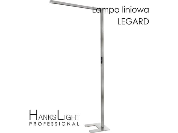 Lampa podłogowa HanksLight Lampa LED,HanksLight,stojąca, alu,1200*2146mm,up21W/down36W,4000K