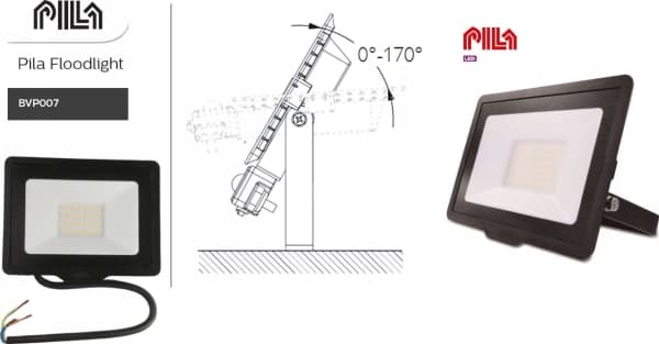 Philips flomlys PILA LED-projektor BVP007 10W 4000K 850lm 911401732202