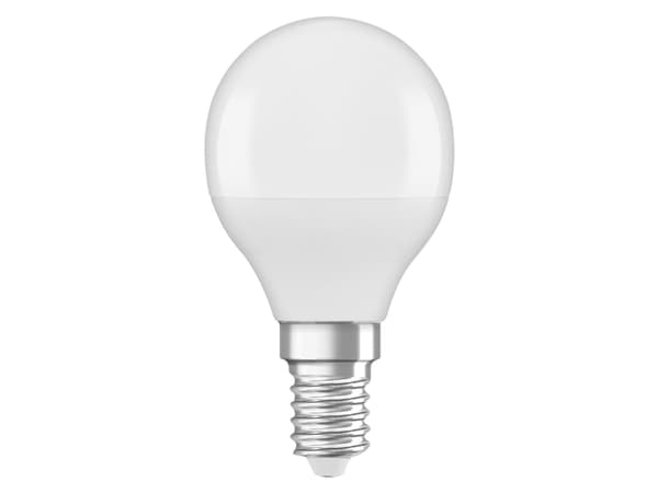OSRAM LED BASE CLASSIC P - LED-glödlampa - form: P45 - glaserad finish - E14 - 5 W (motsvarande 40 W) - klass F - varmt vitt ljus - 2700 K (paket om
