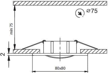 GREENLUX Halogeeni silmukka 12V MR16 GU5.3 50W kromi (GXPL034)