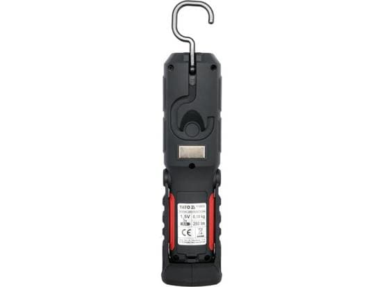 Yato YT-08513, LED, 9 ampuller, IP20, Sort, Håndholdt arbeidslys