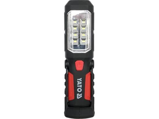 Yato YT-08513, LED, 9 ampuller, IP20, Sort, Håndholdt arbeidslys Sort