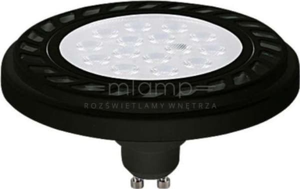Nowodvorski Lens LED-lampa 9213 svart 9W GU10 4000K ES111