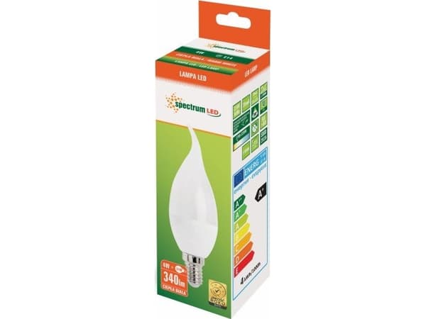 Spectrum LED-kynttilä Deco E-14, 230V, 4W, WW (WOJ13046)