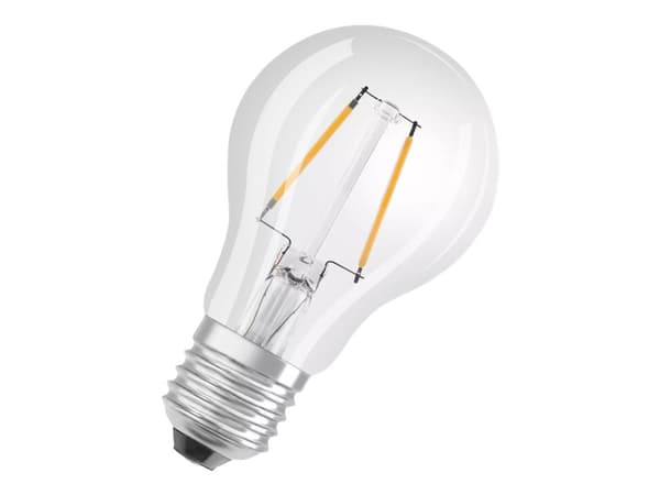 OSRAM LED STAR - LED hehkulamppu - muoto: A60 - kirkas viimeistely - E27 - 2,5 W (vastaa 25 W) - luokka F - lämmin valkoinen valo - 2700 K
