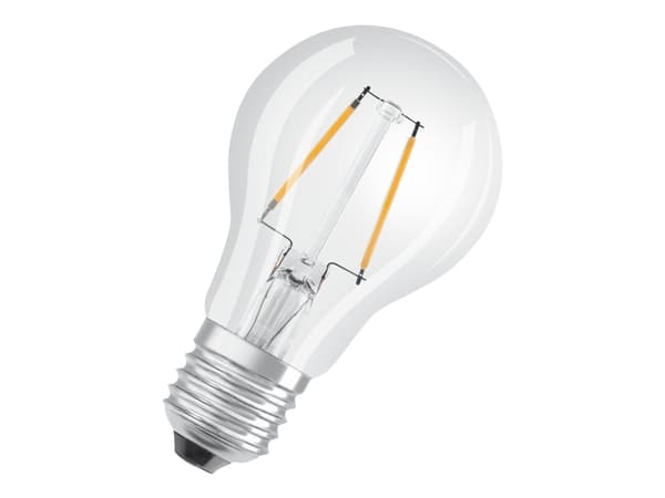 OSRAM LED STAR - LED hehkulamppu - muoto: A60 - kirkas viimeistely - E27 - 2,5 W (vastaa 25 W) - luokka F - lämmin valkoinen valo - 2700 K