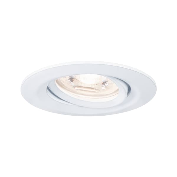 Paulmann 942.92, Nedtryckbar spotlight, Glödlampan/-lamporna kan inte bytas ut, 1 lampor, LED, 2700 K, Vit