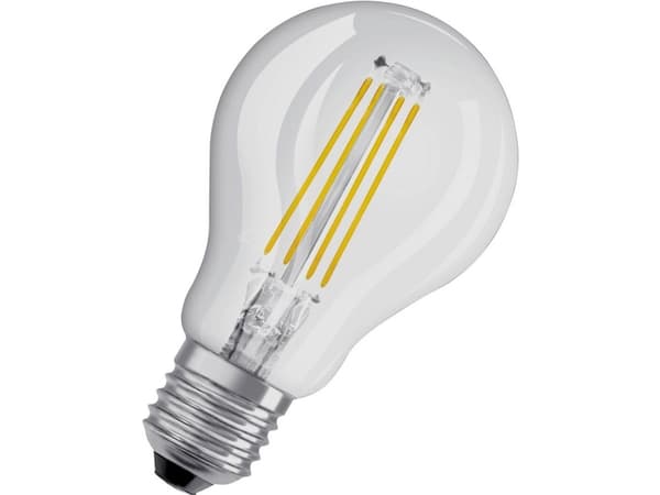 OSRAM LED SUPERSTAR - LED-glödlampa med filament - klar finish - E27 - 4.8 W (motsvarande 40 W) - klass F - svalt vitt ljus - 4000 K