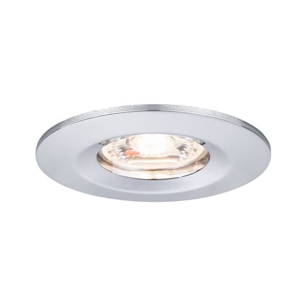 Paulmann 943.02, Nedtryckbar spotlight, Glödlampan/-lamporna kan inte bytas ut, 1 lampor, LED, 2700 K, Krom